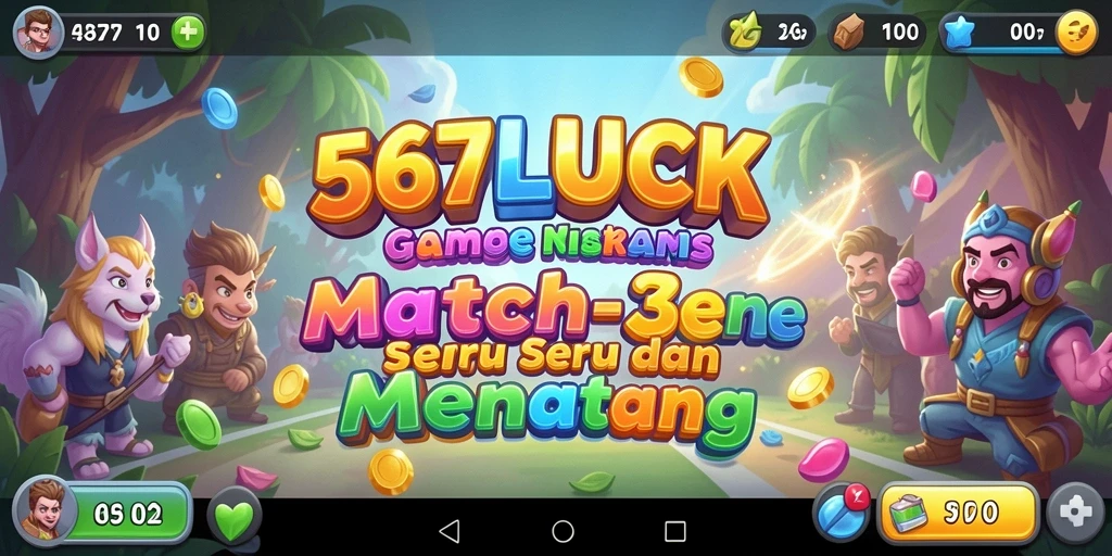 Tampilan gameplay seru dan penuh warna dari 567LUCK.