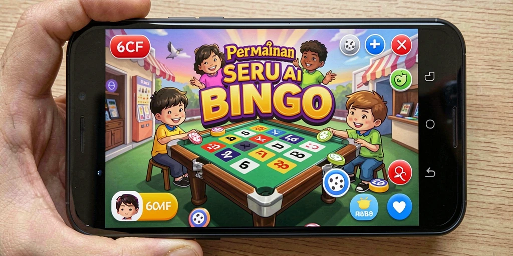 Tampilan gameplay seru dalam 6CF dengan banyak pemain Bingo.