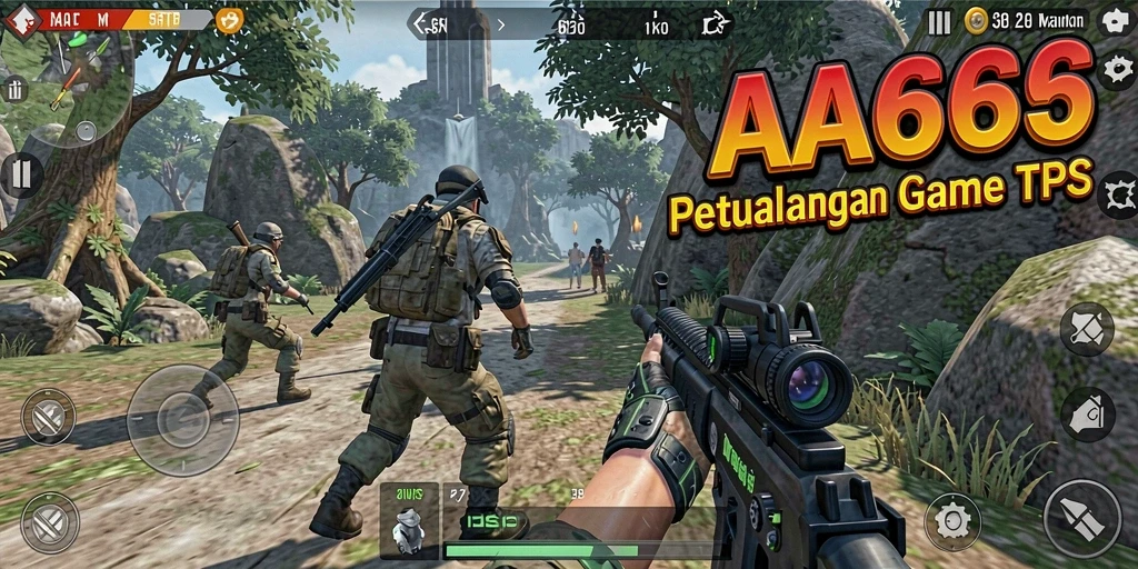 Gameplay seru dari AA666 dengan aksi pertempuran mendebarkan.