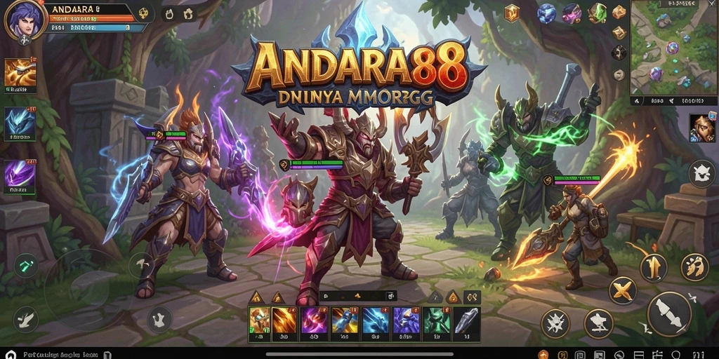 Tampilan gameplay ANDARA88 yang mendebarkan dalam pertempuran.