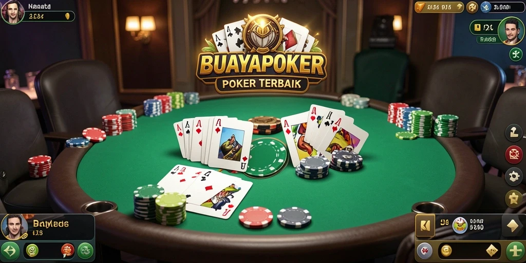 Tampilan gameplay seru dan menantang di BUAYAPOKER.