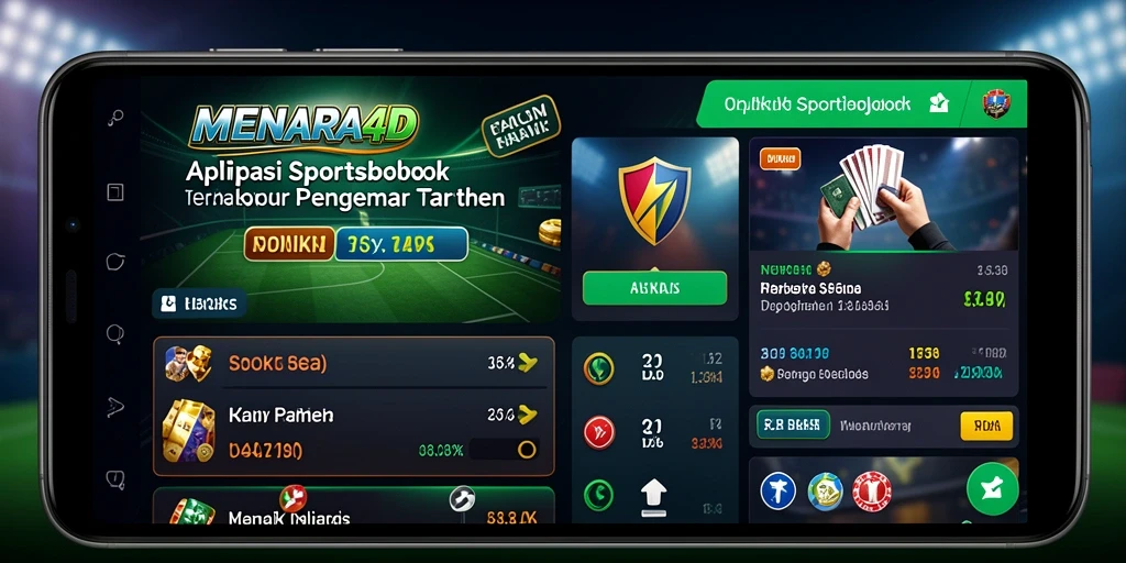 Tampilan gameplay MENARA4D dengan antarmuka pengguna yang menarik.