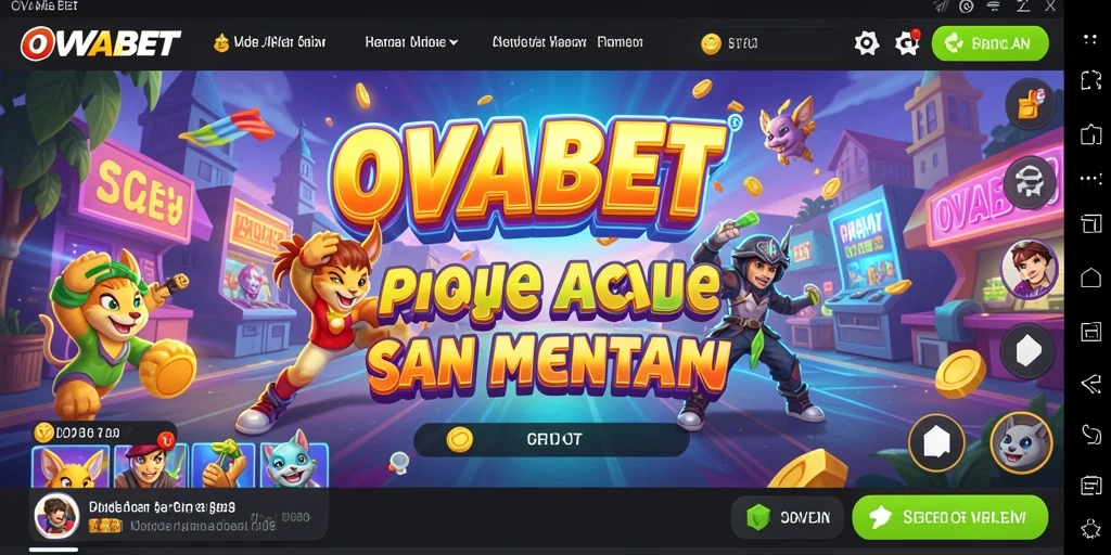 Tampilan gameplay seru di OVABET dengan grafis yang memukau.