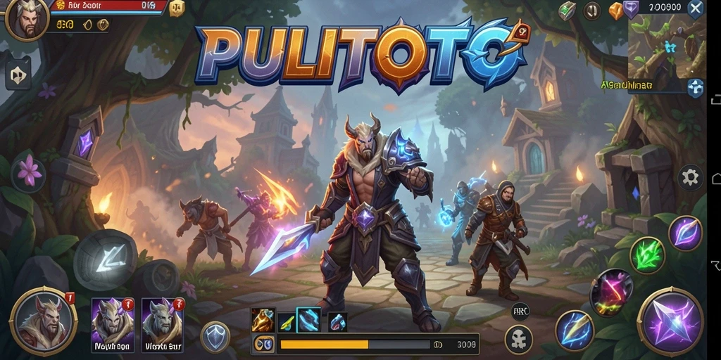 Screenshot gameplay ARPG yang menampilkan pertarungan seru dan eksplorasi.