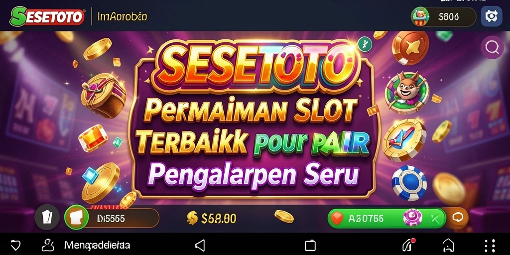 Gameplay menarik dan grafis yang memukau di SESETOTO.