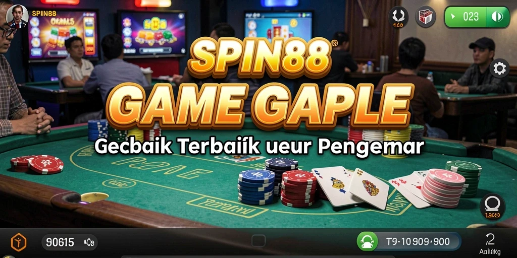 Tampilan gameplay Gaple yang menarik di SPIN88.