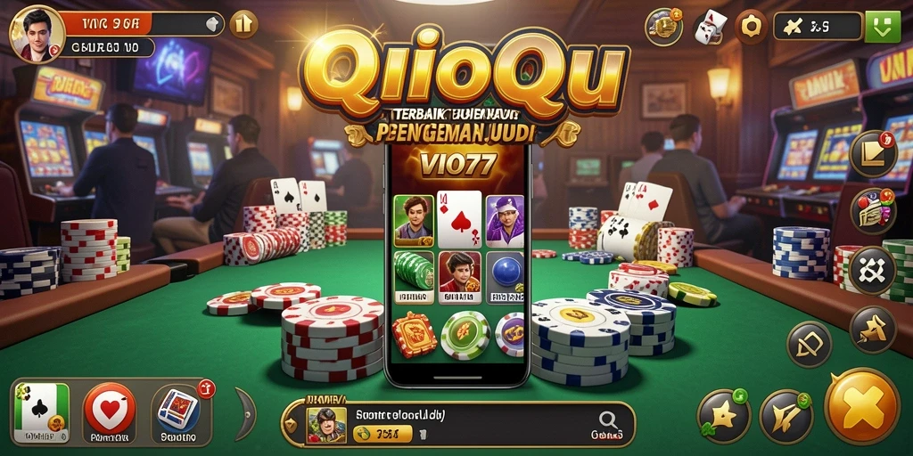 Gameplay seru QiuQiu dengan tampilan menawan.
